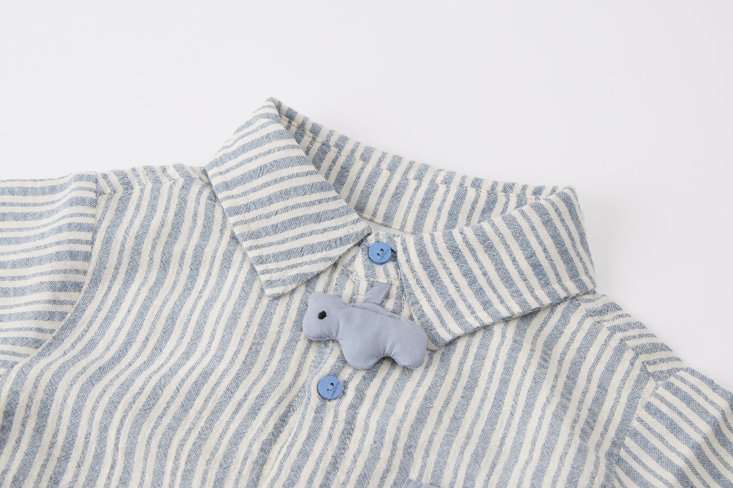 Baby Boys Knit Cardigan-Brown-House Embroidery Sleeves and Denim Pants Set