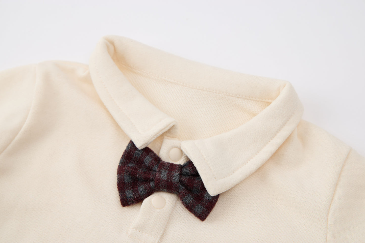 Baby Boys Hooded Vest Set-Burgundy Plaid-Button-Up Vest with Matching Pants and Inner Shirt
