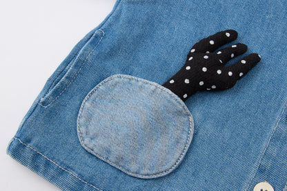 Baby-girls-blue-pink-denim-jacket-tutu-skirt-set