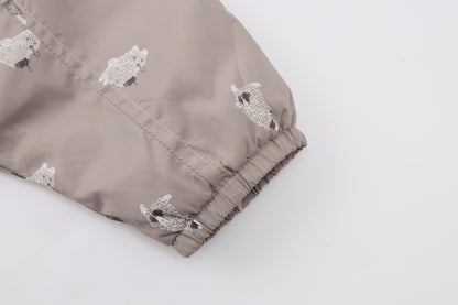 Baby-boy-brown-beige-bear-jacket-shirt-pants-set