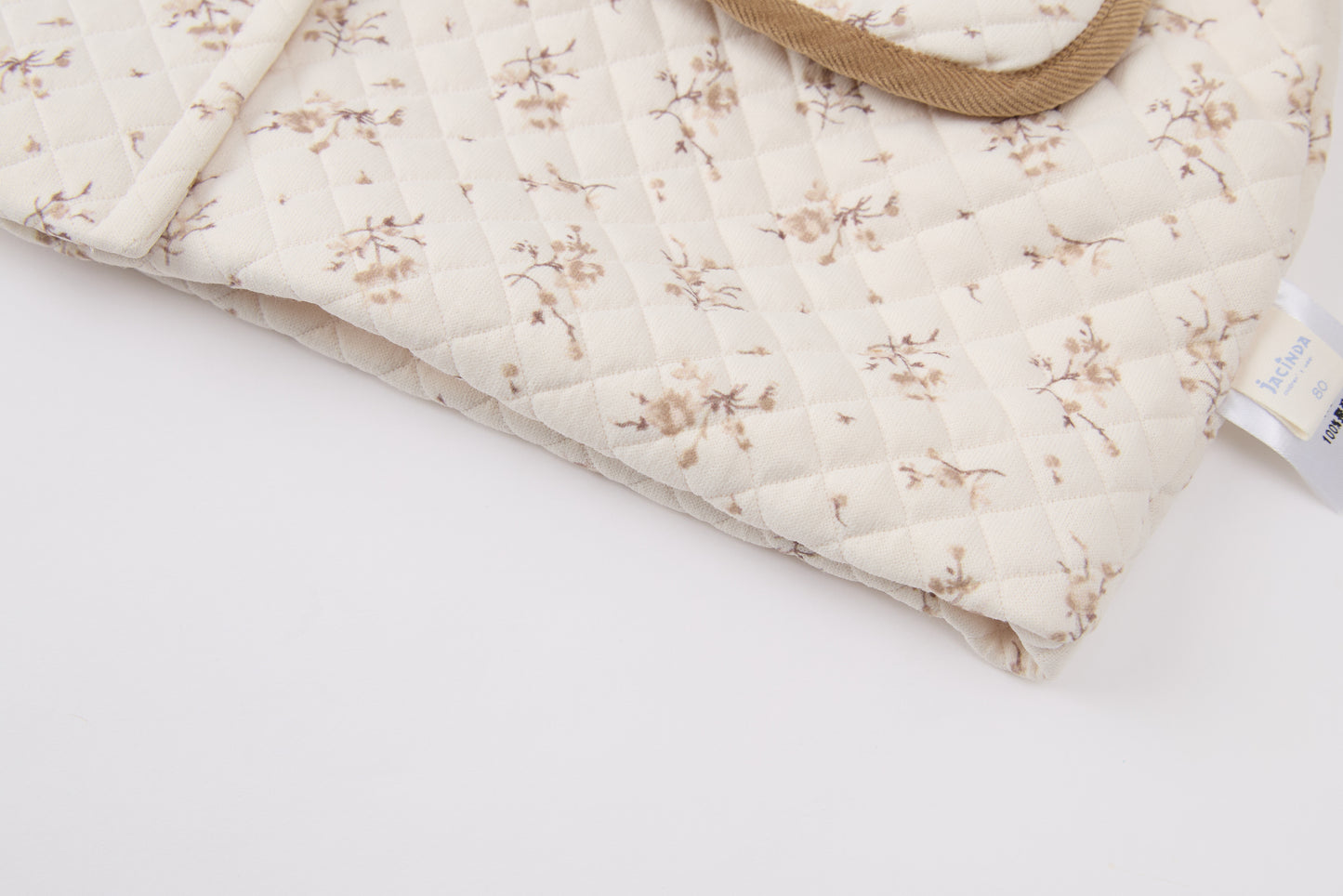 baby-girl-skirt-set-cream-and-brown-floral-quilted-jacket-with-matching-skirt