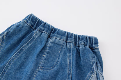 baby-boy-khaki-blue-printed-shirt-denim-jeans-set