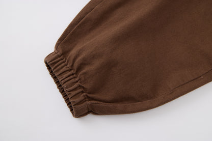 baby-boy-apricot-brown-house-cardigan-shirt-pants-set