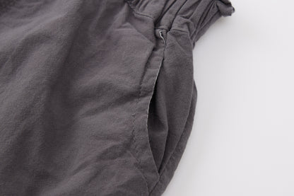 Baby-boy-grey-cardigan-teacup-shirt-embroidered-pants-set
