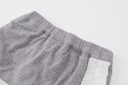 Baby-girl-grey-layered-lace-top-flare-pants-set