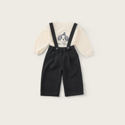 baby-boy-apricot-grey-dog-embroidery-overalls-set