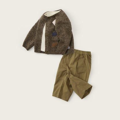 baby-boy-green-khakibrown-knit-cardigan-pony-shirt-pants-set