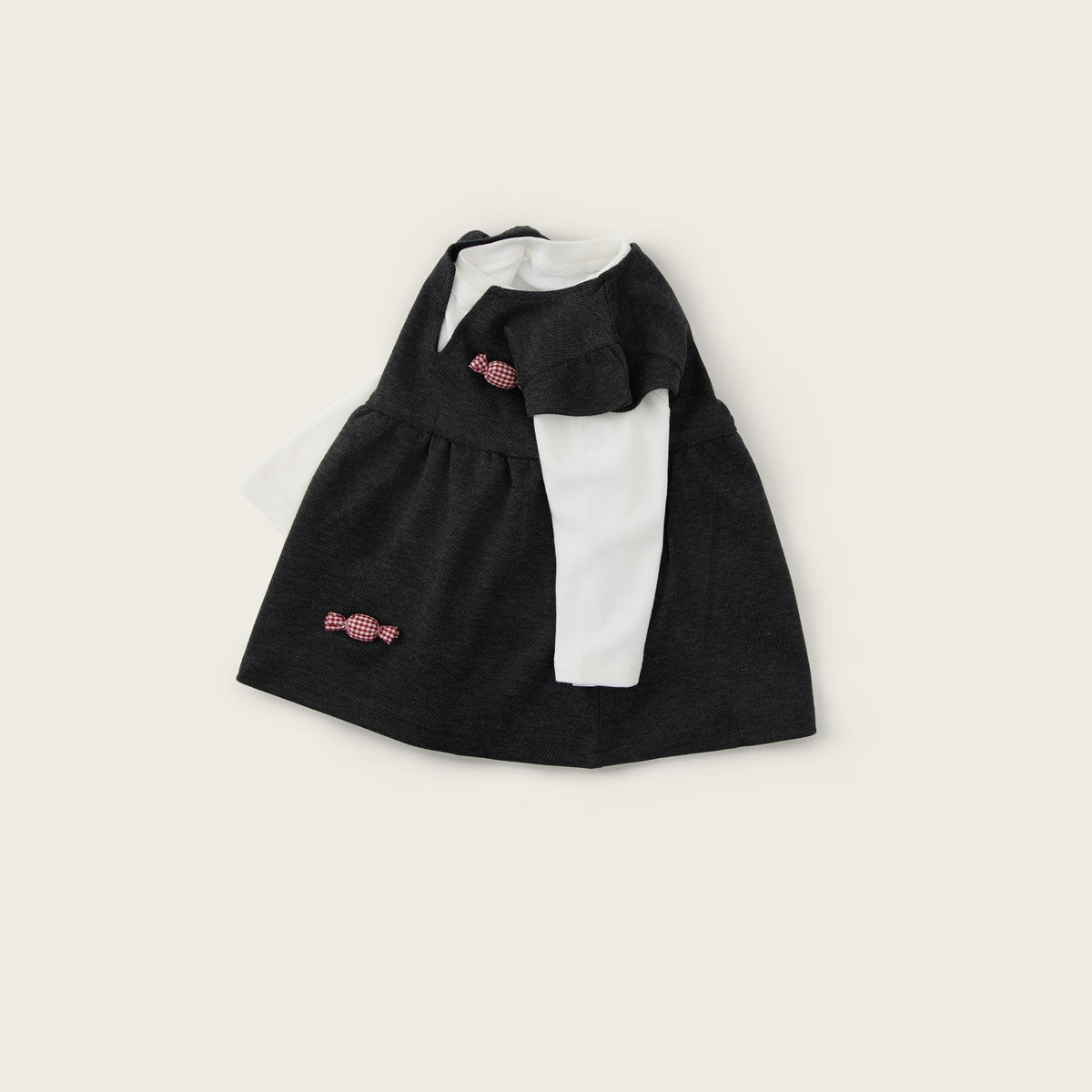 Baby-girl-grey-white-candy-top-embroidered-shirt-set