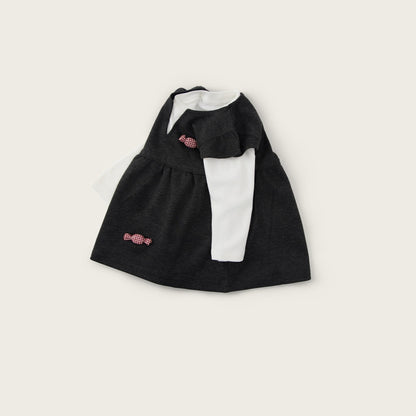 Baby-girl-grey-white-candy-top-embroidered-shirt-set