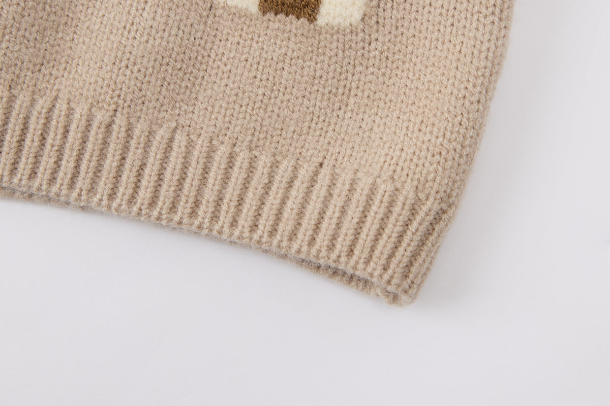 baby-boy-apricot-brown-house-cardigan-shirt-pants-set