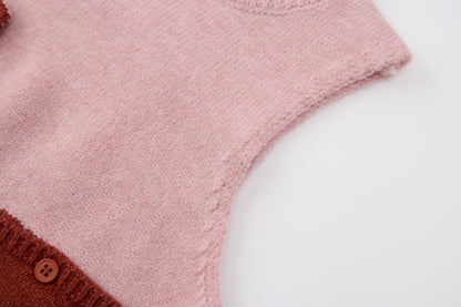 baby-girl-skirt-set-pink-cream-black-bunny-sweater-vest-tutu