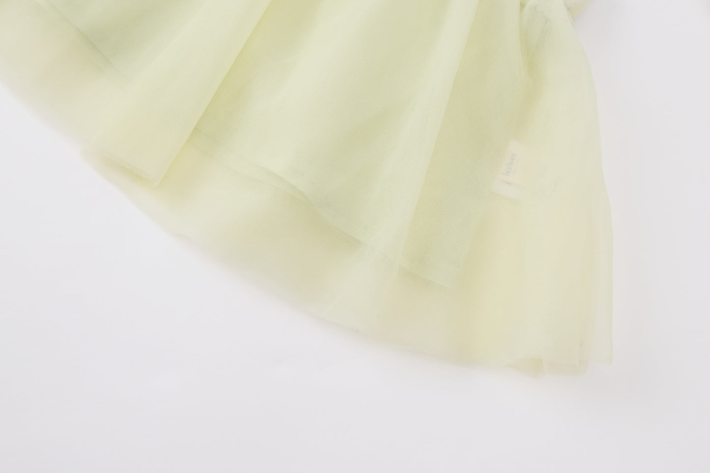 Baby Girls Tulle Dress Set-Light Green and Beige-Pom-Pom Strap Accents with Ruffle Leggings