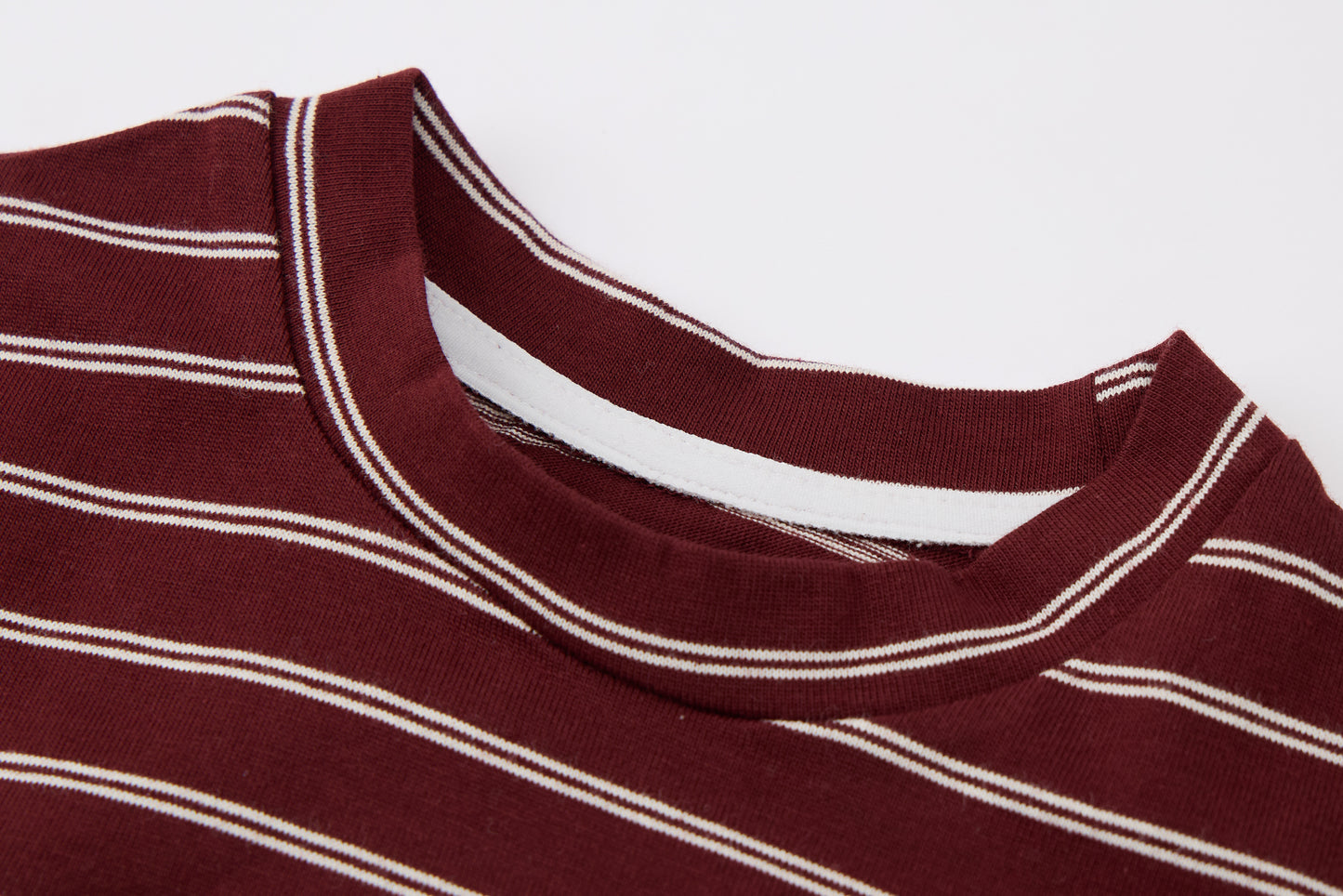 Baby Boys Hooded Jacket-Off White-Burgundy Striped Inner Shirt and Blue Jeans Set