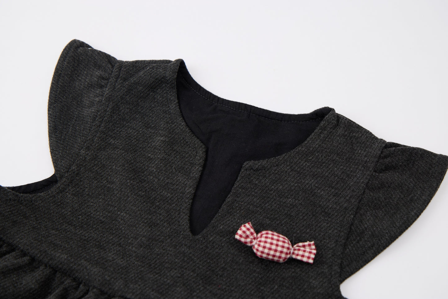 Baby-girl-grey-white-candy-top-embroidered-shirt-set