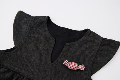 Baby-girl-grey-white-candy-top-embroidered-shirt-set