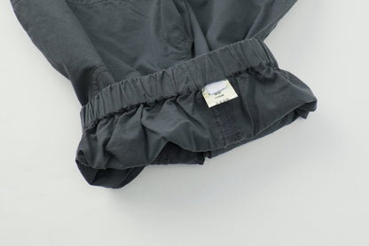 Baby Boys Cardigan Set-Dark Grey-V-Neck Textured Cardigan with Pocket Patches and Matching Pants