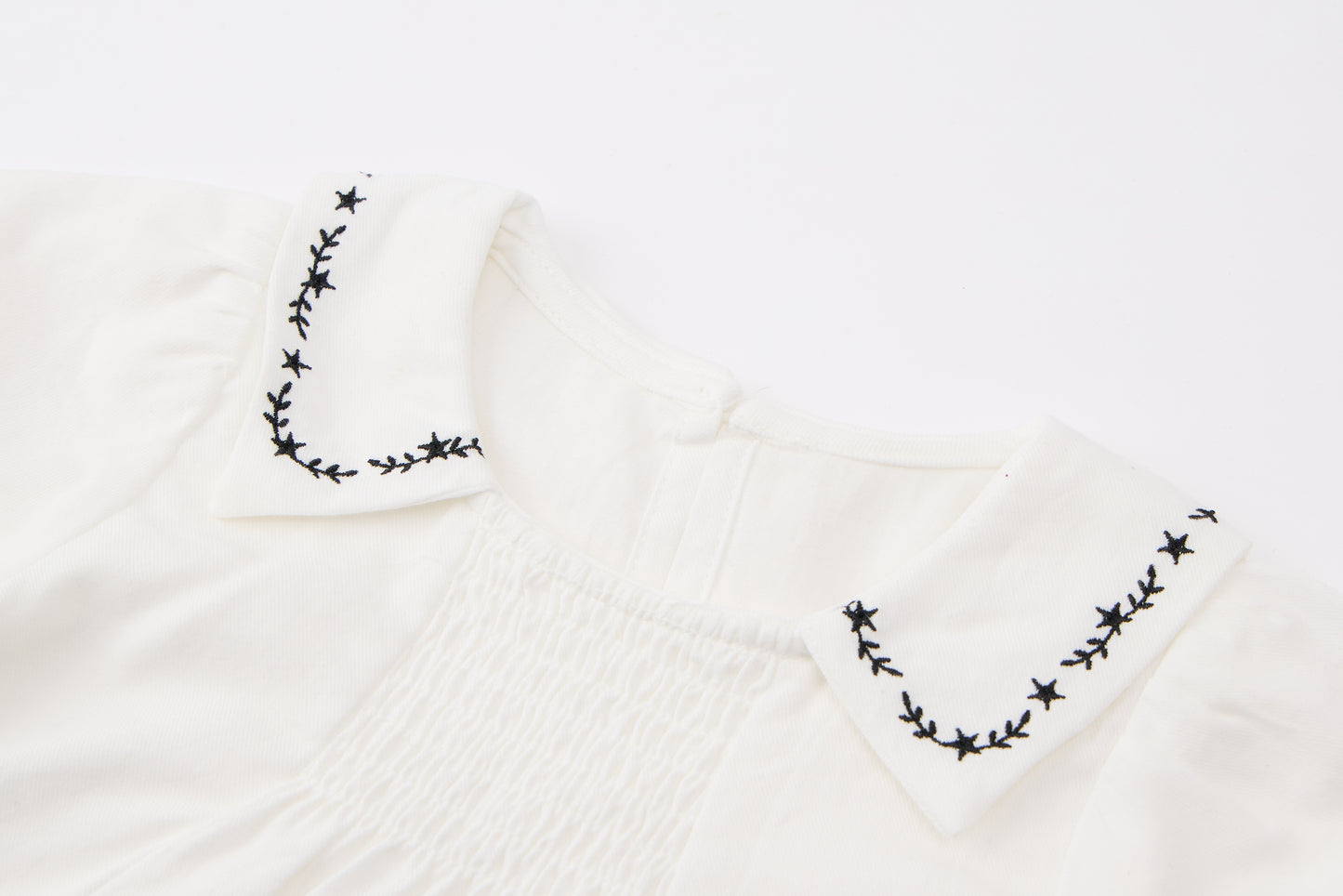 Baby-girl-grey-white-candy-top-embroidered-shirt-set