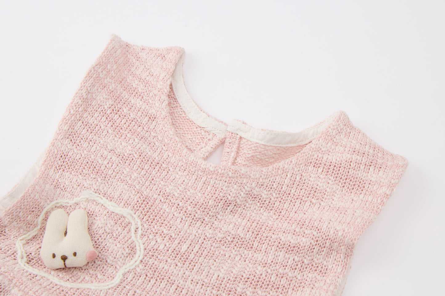Baby-girl-pink-apricot-bunny-vest-embroidered-shirt-tutu-pants-set